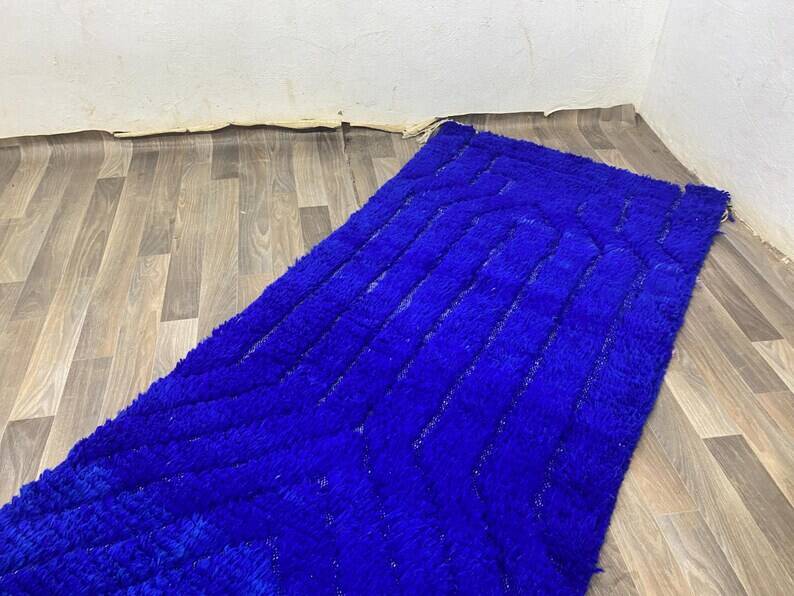 Tapis berbère traditionnel fait main