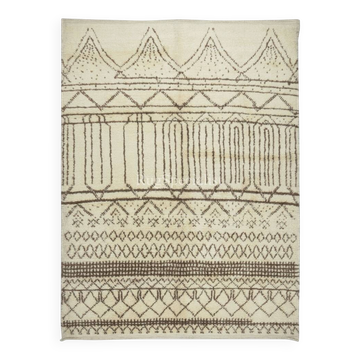 Tapis Tulu marocain, 100 % laine naturelle, tapis moderne fait main