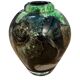 Vase Ada LOUMANI en verre soufflé dans les tons verts