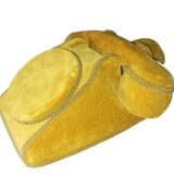 Coque velours ocre- jaune pour téléphone ancien vintage