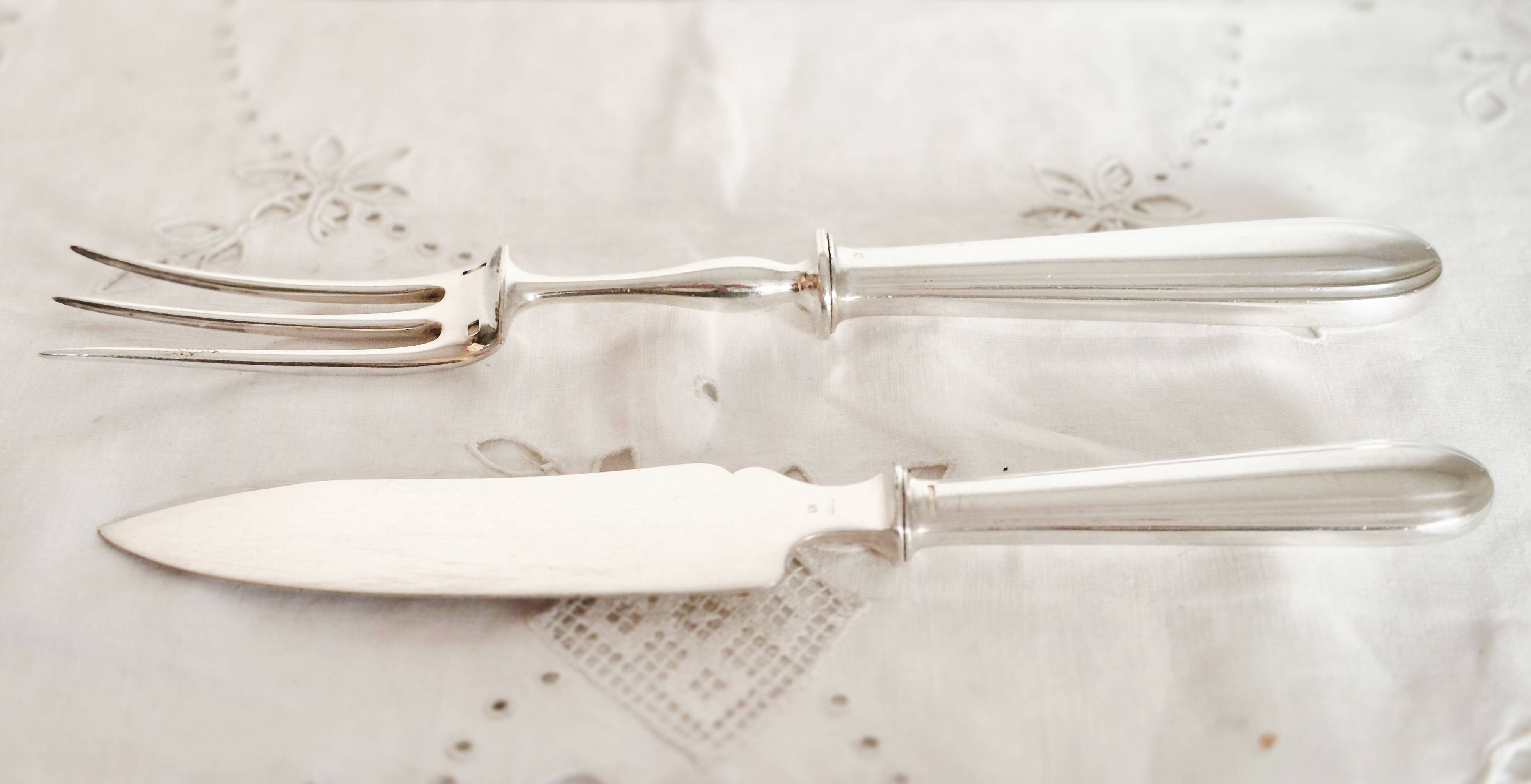 Christofle, silver serving cutlery