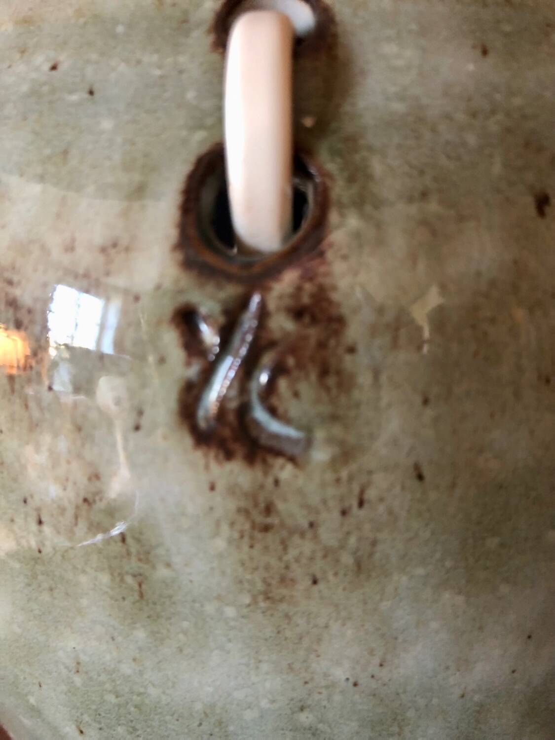 Ceramic lamp and textured fabrics