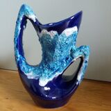 Vase Fat Lava sea foam