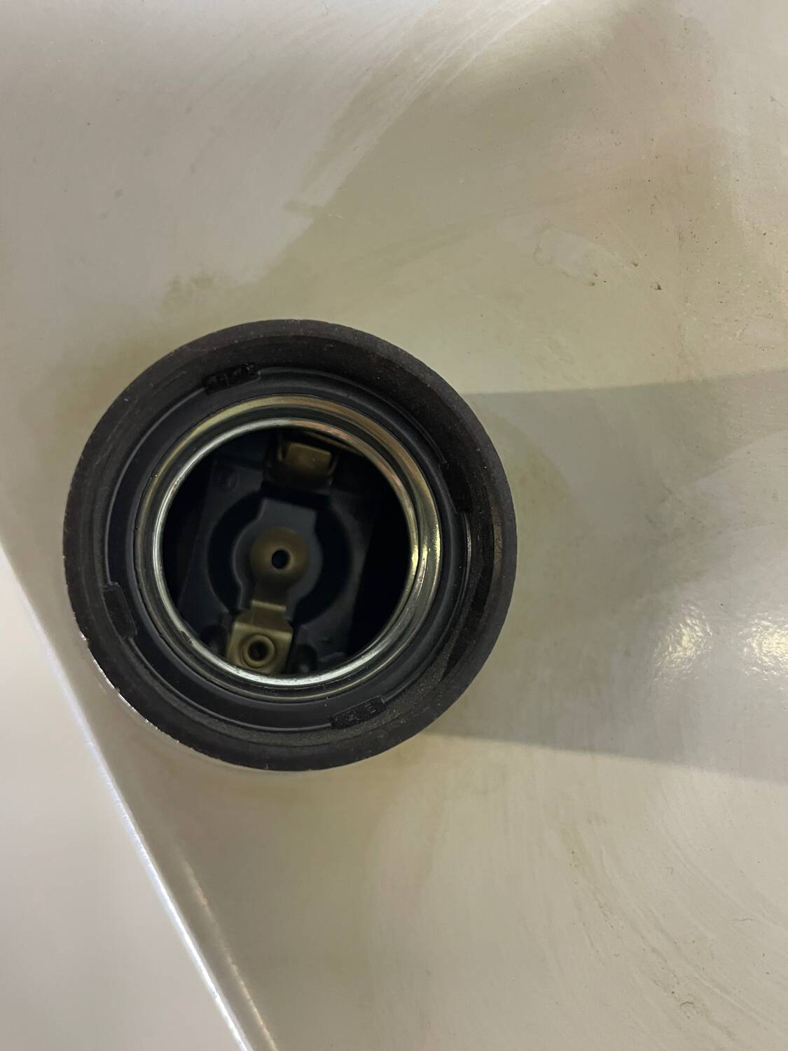 Vintage black metal floor lamp from the 70s