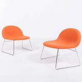 Danish design pair of lounge chairs ‘3D’ from Komplot Design for Gubi