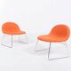 Paire de chaises longues au design danois « 3D » de Komplot Design pour Gubi