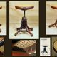 Tabouret piano Thonet Wien modèle N°1