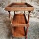 Vintage French shelf in cherry wood, 1920s.