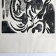 Nicole quétin, the grass lights up its lights, c. 1990. etching signed in pencil