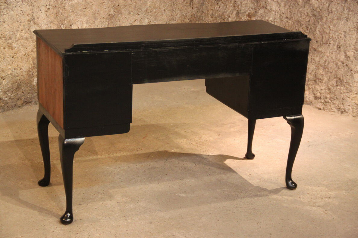 Bureau Anglais noir noyer
