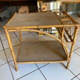 Rattan side bar