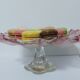 Mikasa frosty crystal standing dessert dish