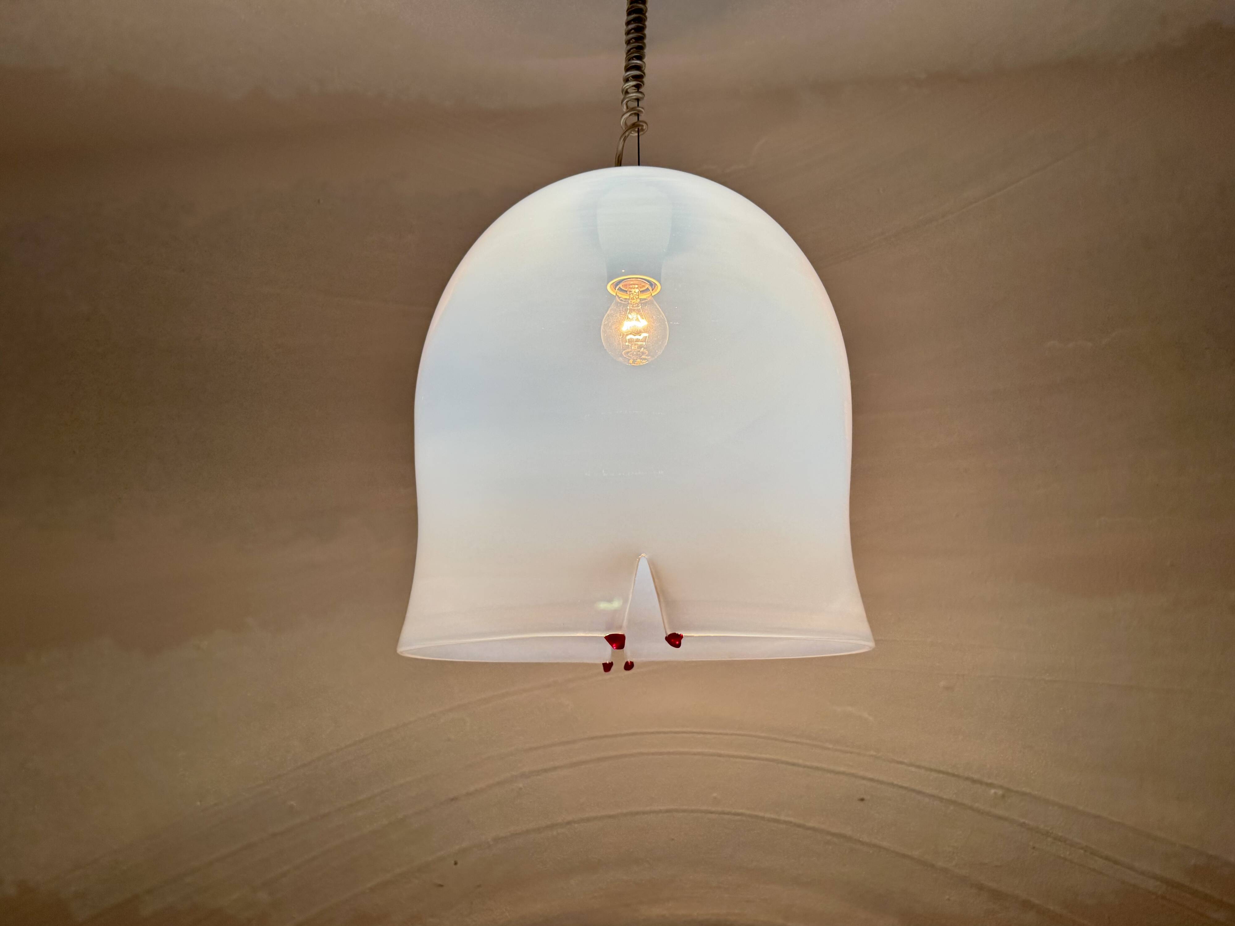 Murano Glass Pendant Lamp by Roberto Pamio and Renato Toso for Leucos