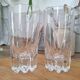 Water glasses or vintage crystal aperitif glasses