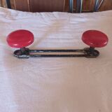 Vintage wall-mounted coat rack