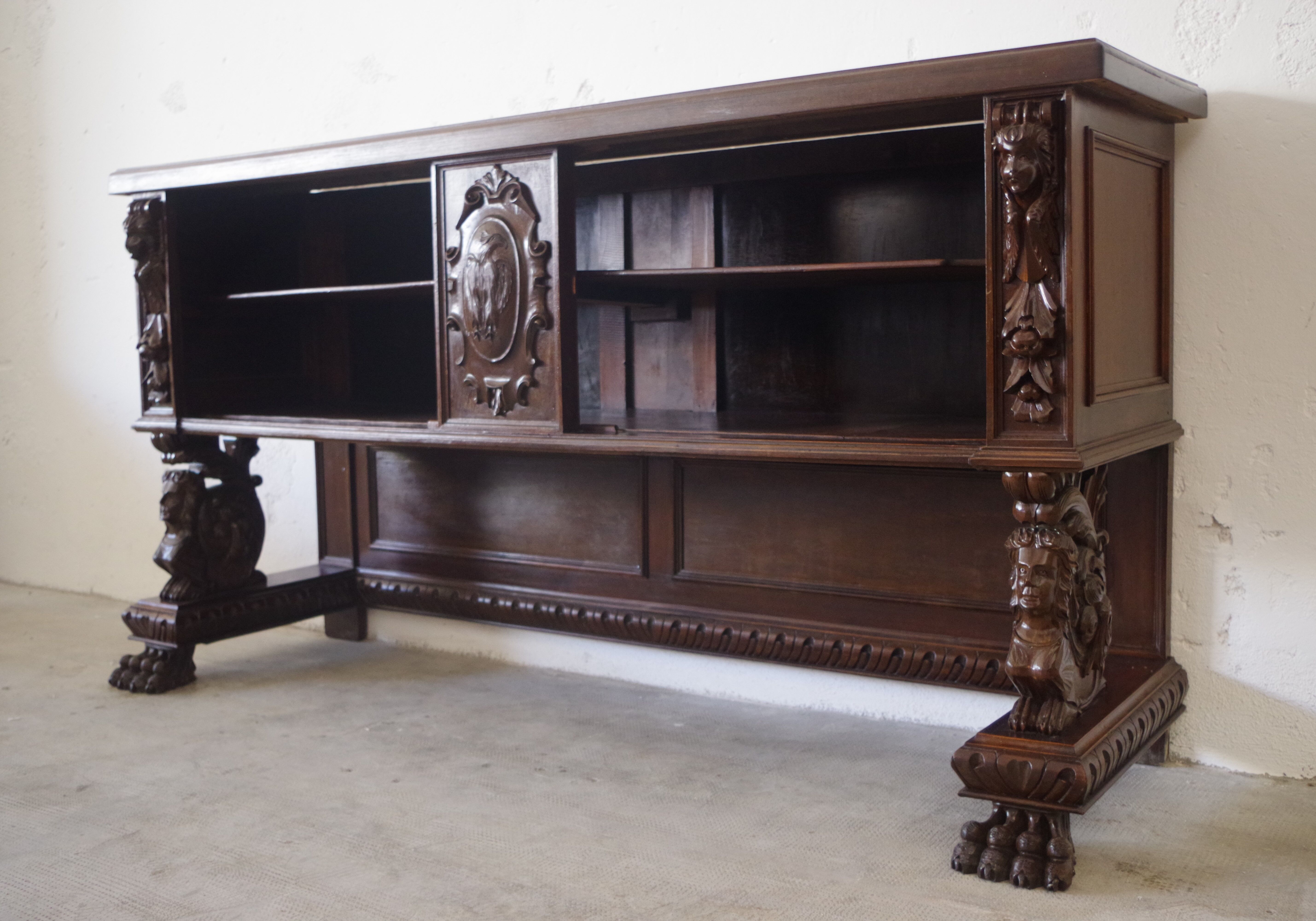 Notary shelf furniture, 1920s, set of 2