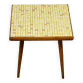 Vintage 50's side table mosaic top