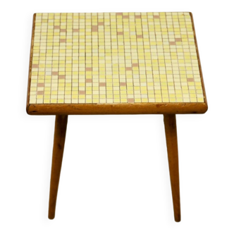 Vintage 50's side table mosaic top