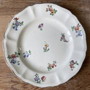 Set of 4 flat plates Sarreguemines France