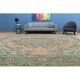 Tapis vintage persan fait main en laine et coton orange, années 1970