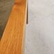 Coffee table in wood and smoked glass 1970 vintage