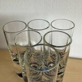 Set of 6 vintage shot glasses