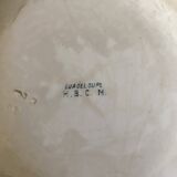 Iron earth salad bowl, old "Guadeloupe" soup tureen