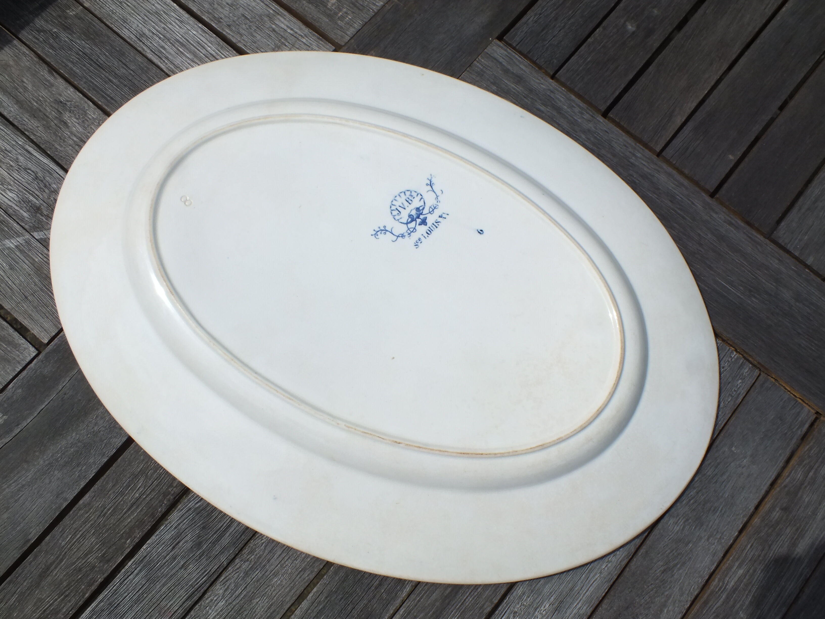 Dish Bordeaux Vieillard service Louis XV