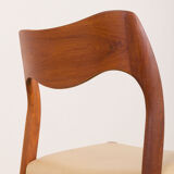Niels O. Moller teak chair model 71, Denmark, 50s