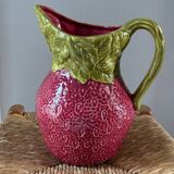 Pichet fraise en barbotine