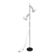 Scandinavian floor lamp with 2 spots circa 1970