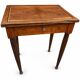Table d’appoint marquetée avec miroir escamotable – XIXe siècle