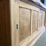 Workbench with sliding doors