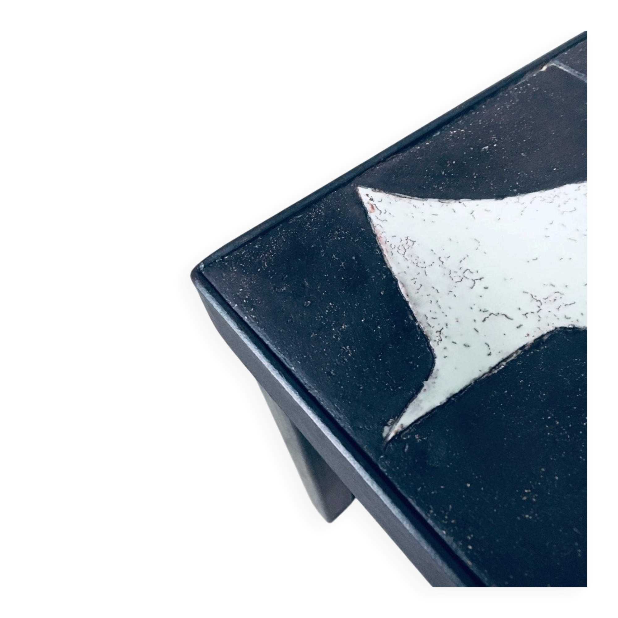 Ceramic Tile Side Table, Belgium, 1960s