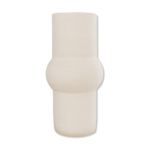 Vase haut naturel crème