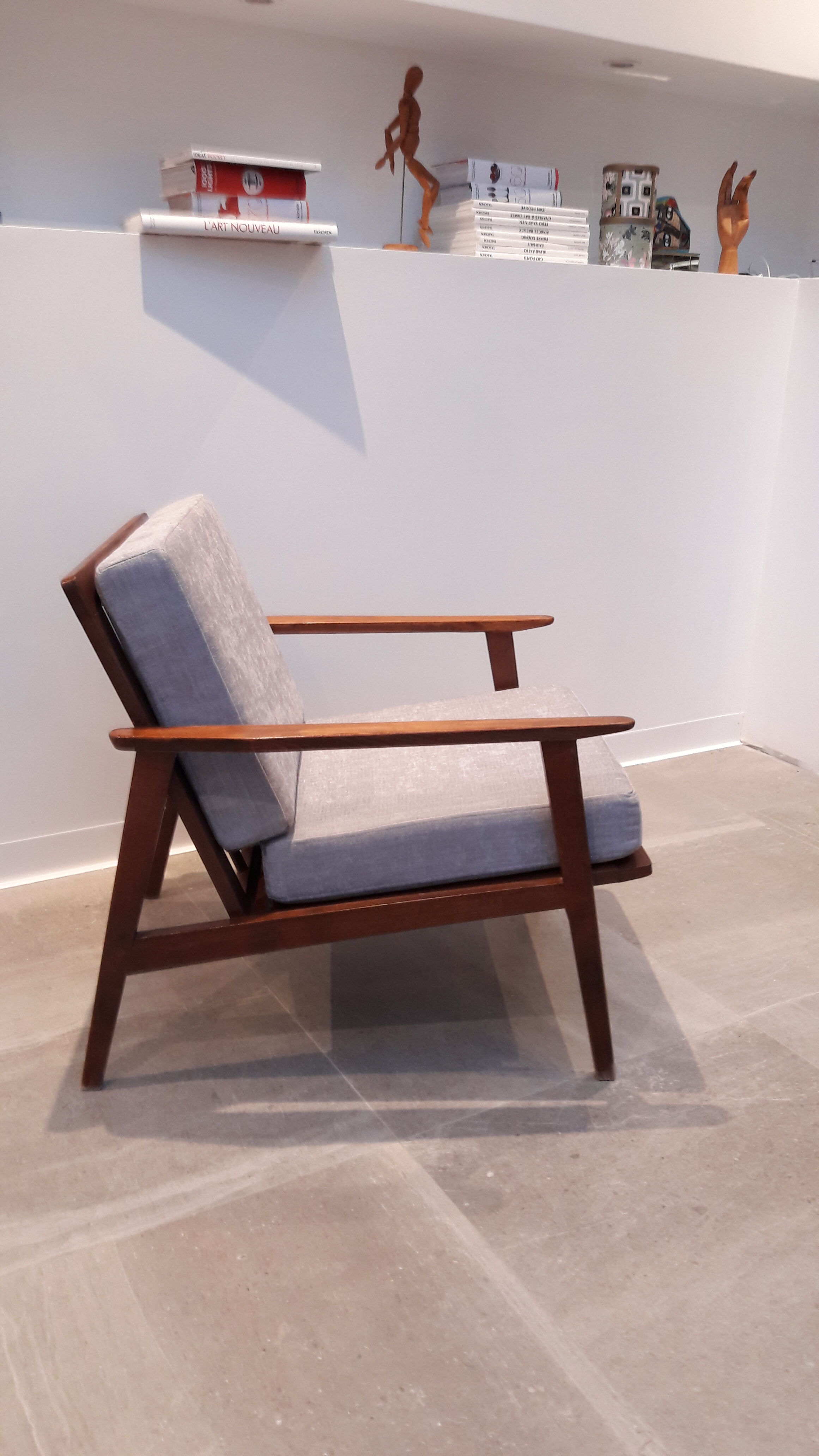 Wood armchair