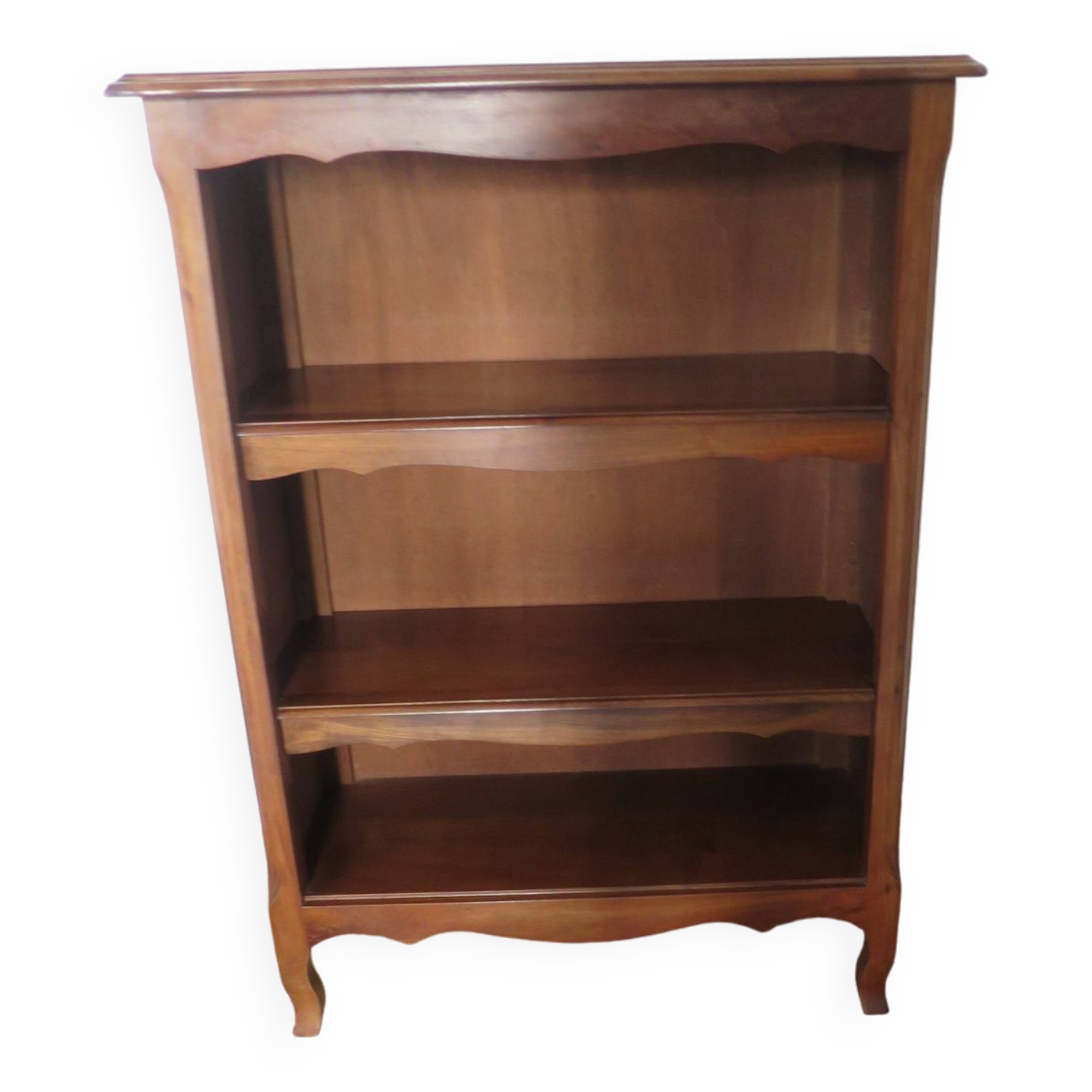 bibus 2 shelves - Small bookcase - Solid wood - Louis XV style