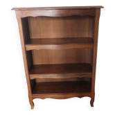 bibus 2 étagères - Petite bibliothéque - Bois massif - Style Louis XV