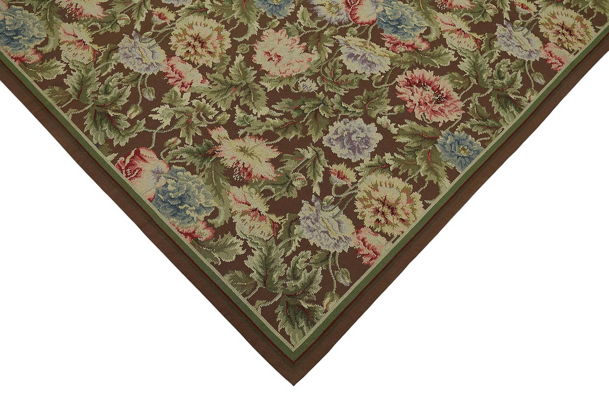 Handmade Vintage Flatweave Needlepoint Kilim 186 cm x 277 cm