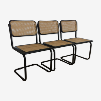 Série de 3 chaises B32 par Marcel Breuer