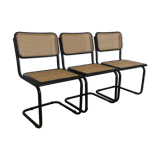 Series of 3 chairs B32 by Marcel Breuer