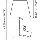 Flos – Bedside Gun – Philippe Starck – Gold Finish