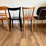 Set of 4 mismatched chairs