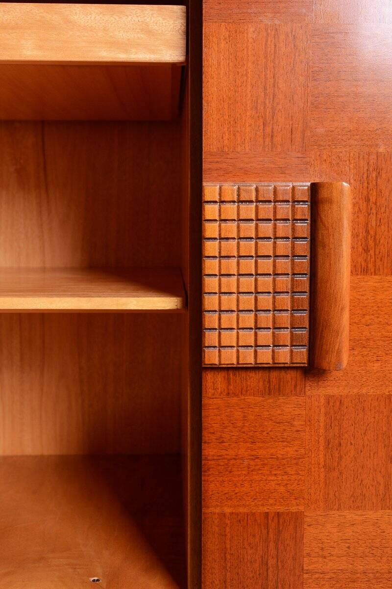 Czech Art Deco Sideboard in Walnut attributed to J. Halabala for Up Zavody, 1940s