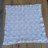 Handmade crochet antique pillowcase