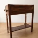 Antique wooden and marble dressing table