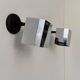 Pair of vintage adjustable wall lights, chrome-plated metal, France, 1970