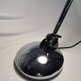 Adjustable chrome metal UFO lamp, space age, UFO, Aluminor, France, 1980.