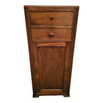 Armoire enfant en orme et rotin 180 cm - Rangements de chambre