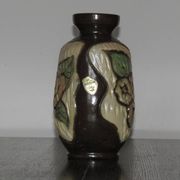 Losson 50's sandstone vase with double flower decoration